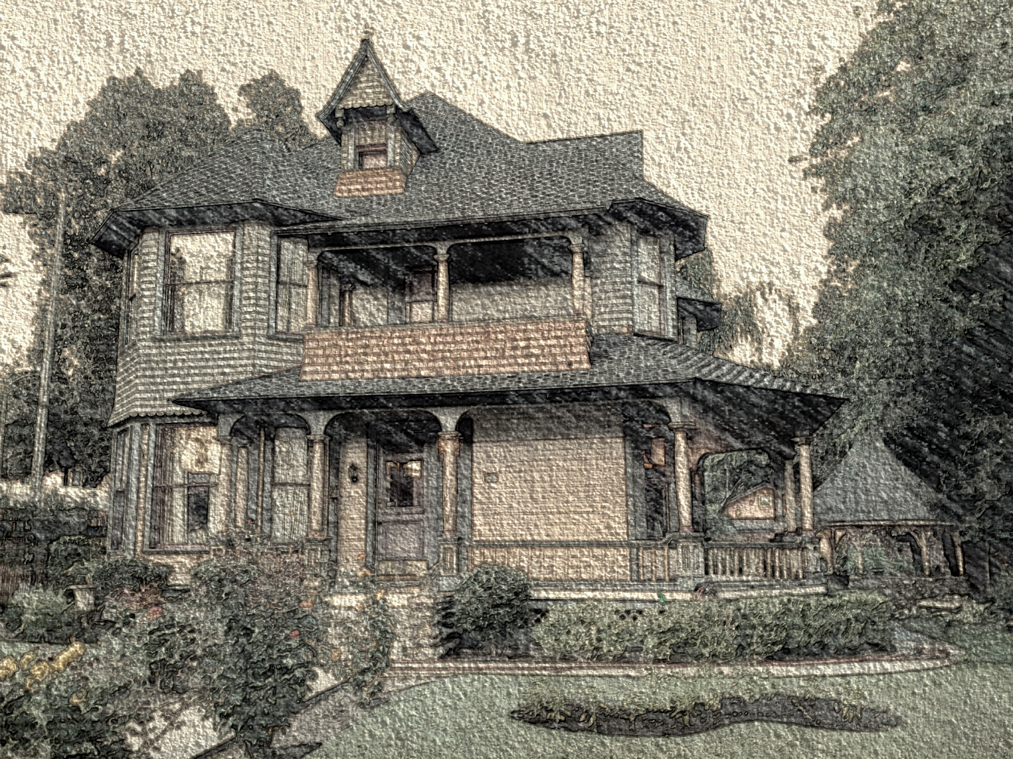 Rendering - Ernest Wood House