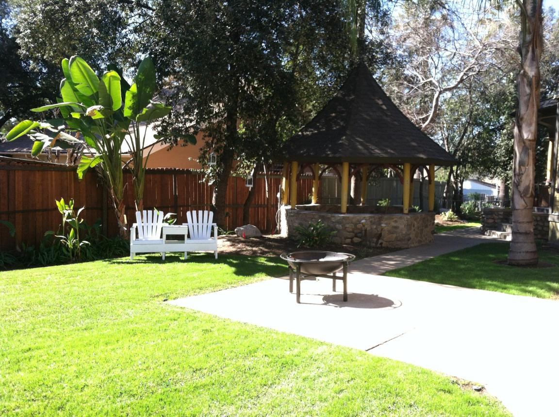 Back Yard of the Ernest Wood House