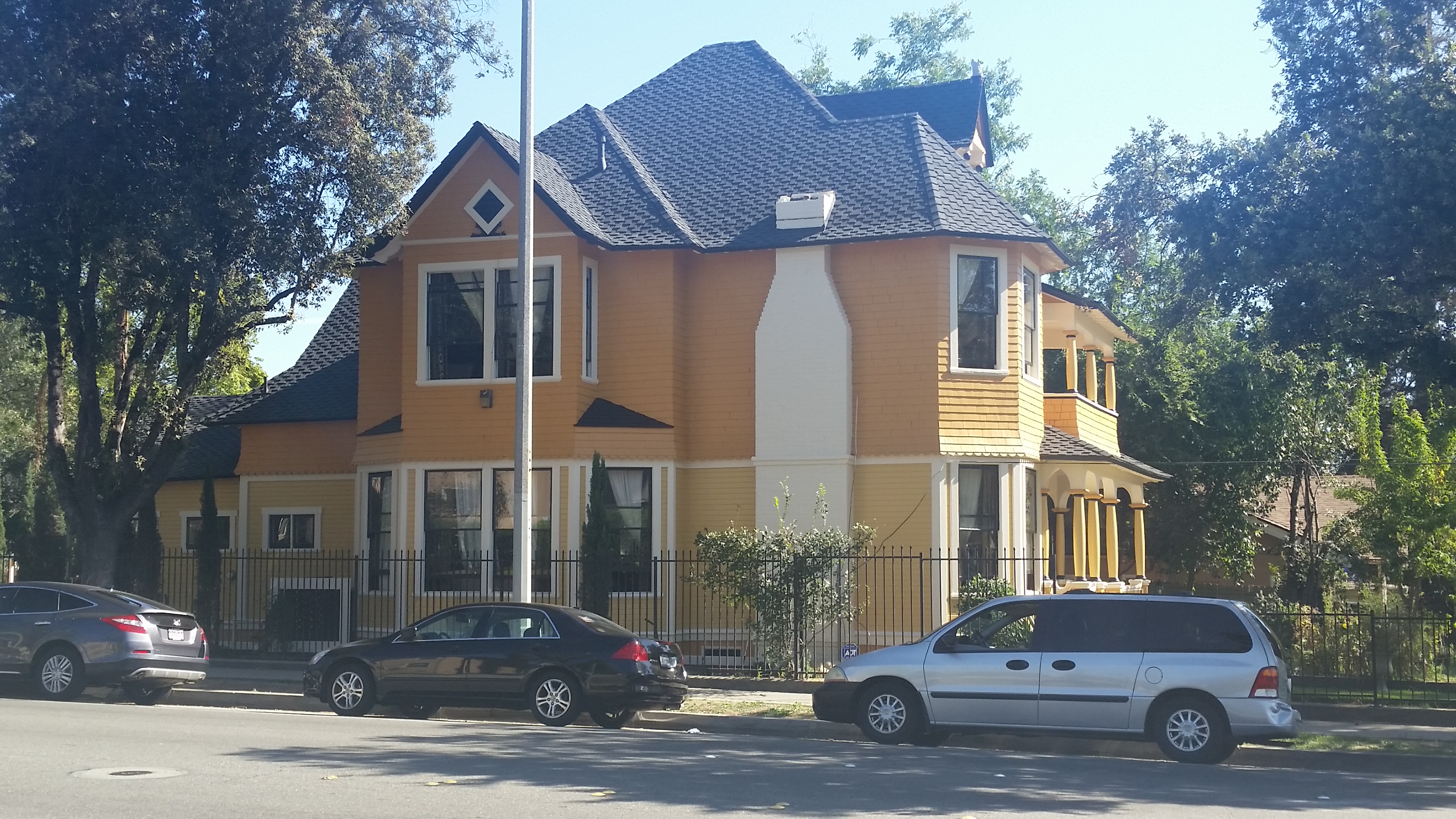 The Ernest Wood House from the north