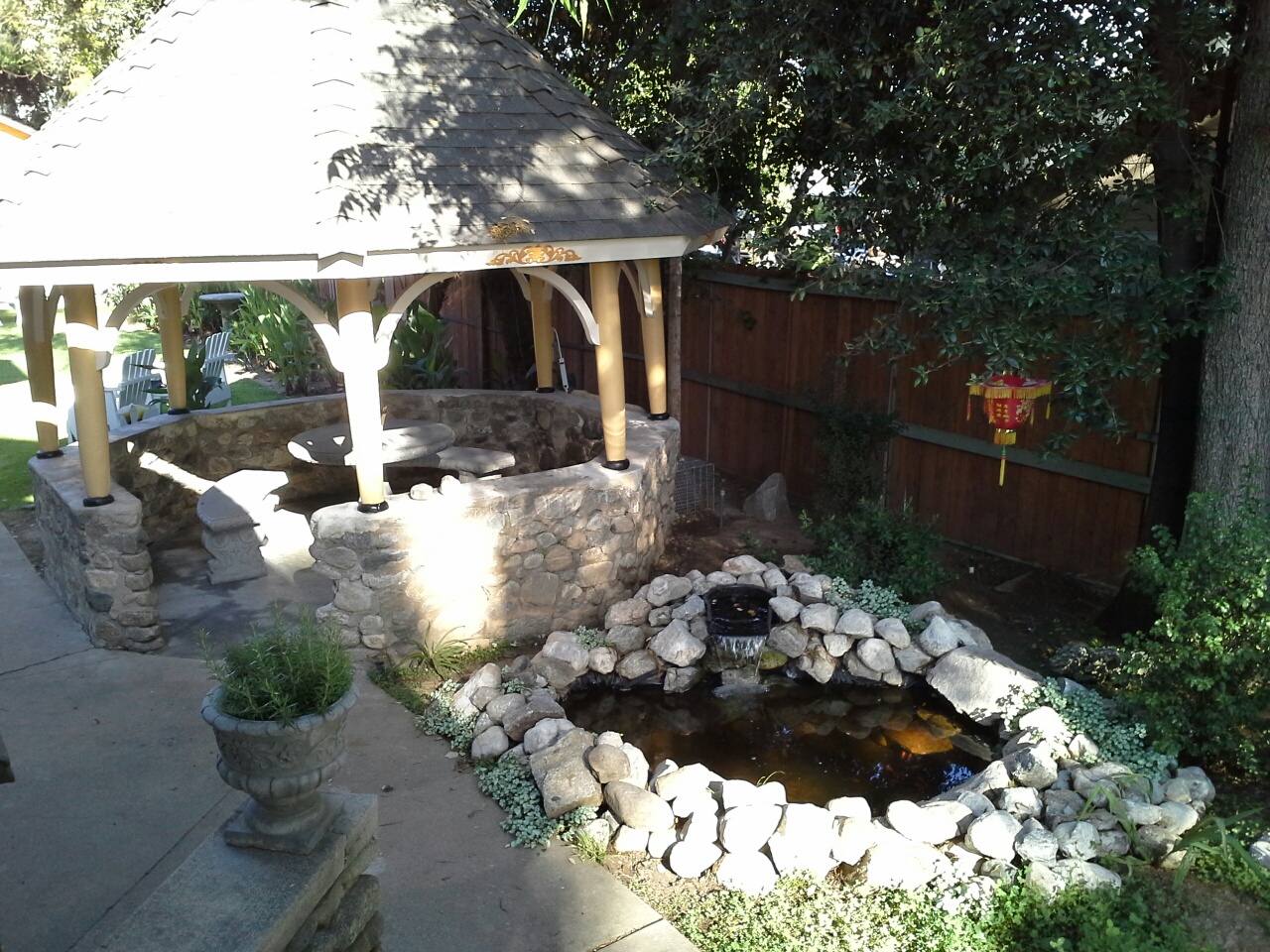 Pond and Gazebo